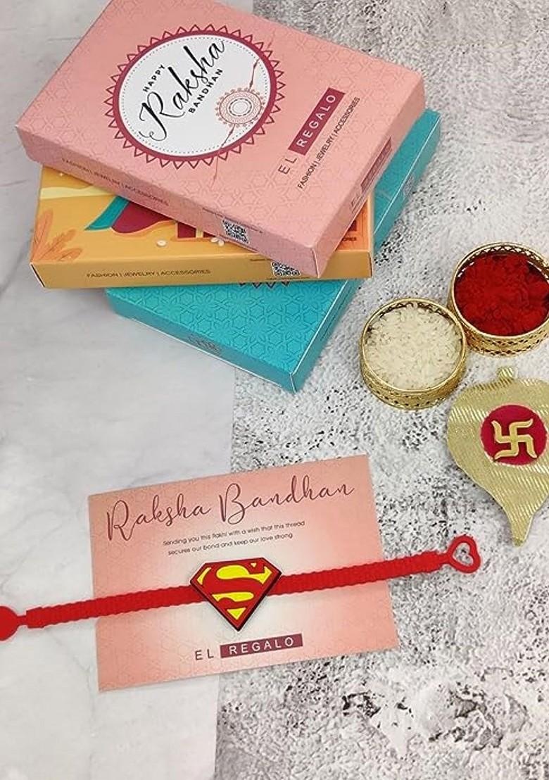 Boys Spiderman Charm Rakhi - Indya