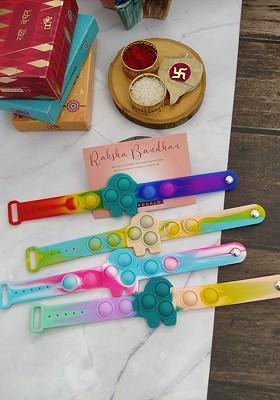 Kids Set Of 4 Silicone Rakhi