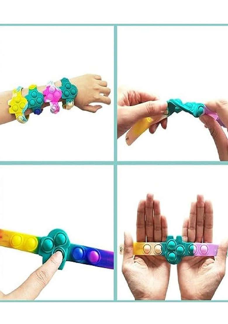 Kids Set Of 4 Silicone Rakhi - Indya