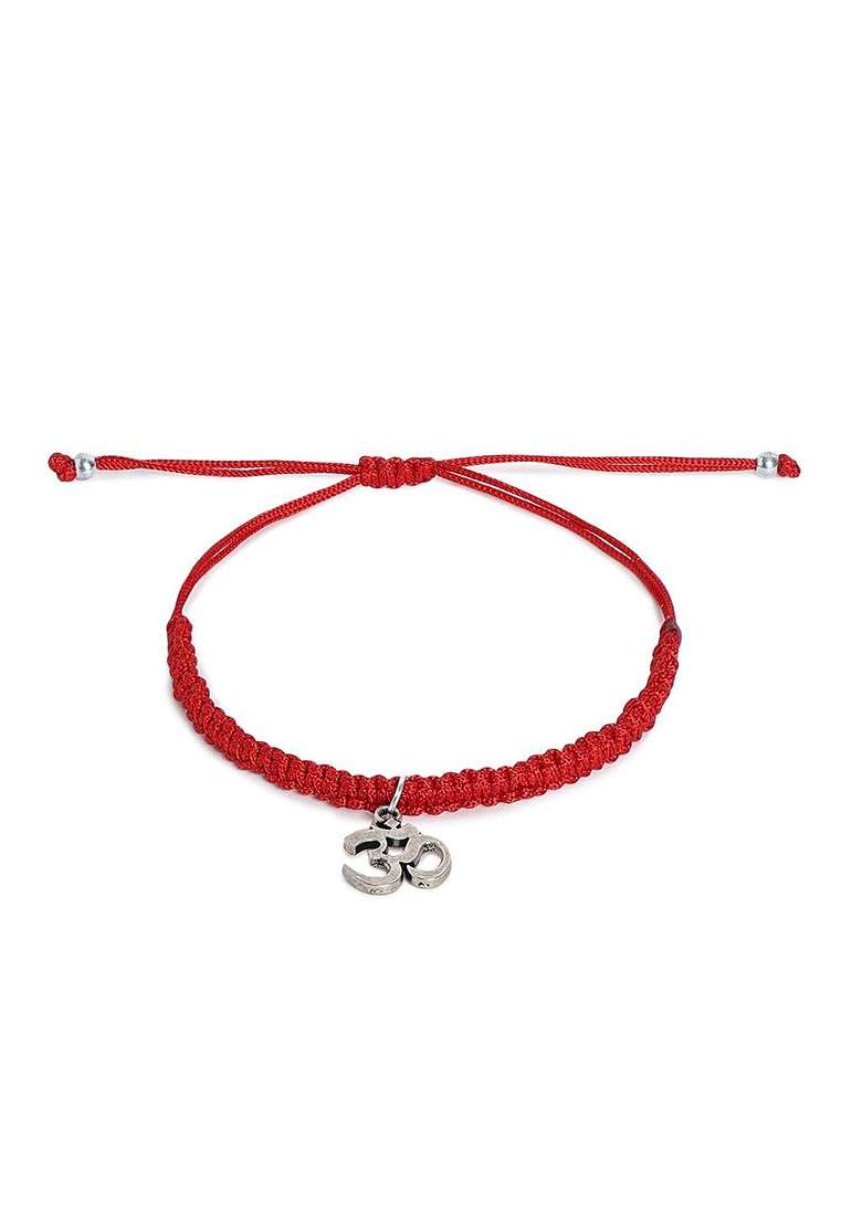 Bhaiya Bhabhi Set Of 2 Charm Wraparound Rakhi Combo With Roli And Chawal And And Card - Indya