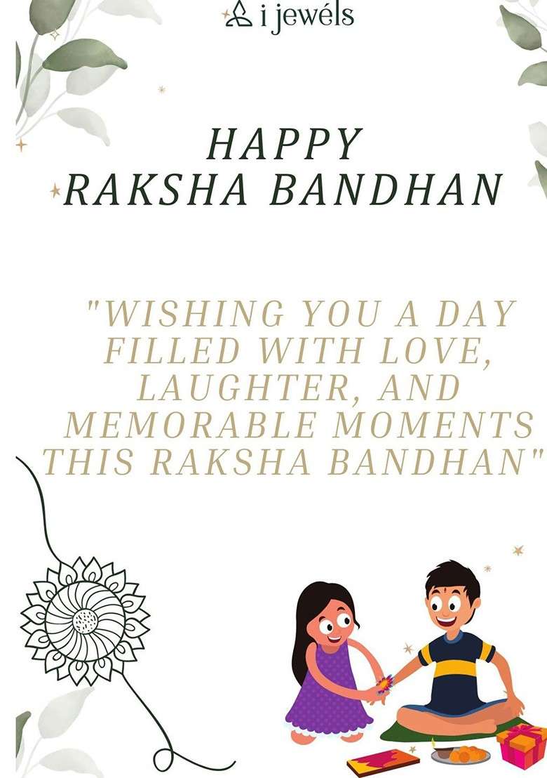 Floral Beaded Thread Rakhi With Roli Chawal And Rakshabandhan Card - Indya