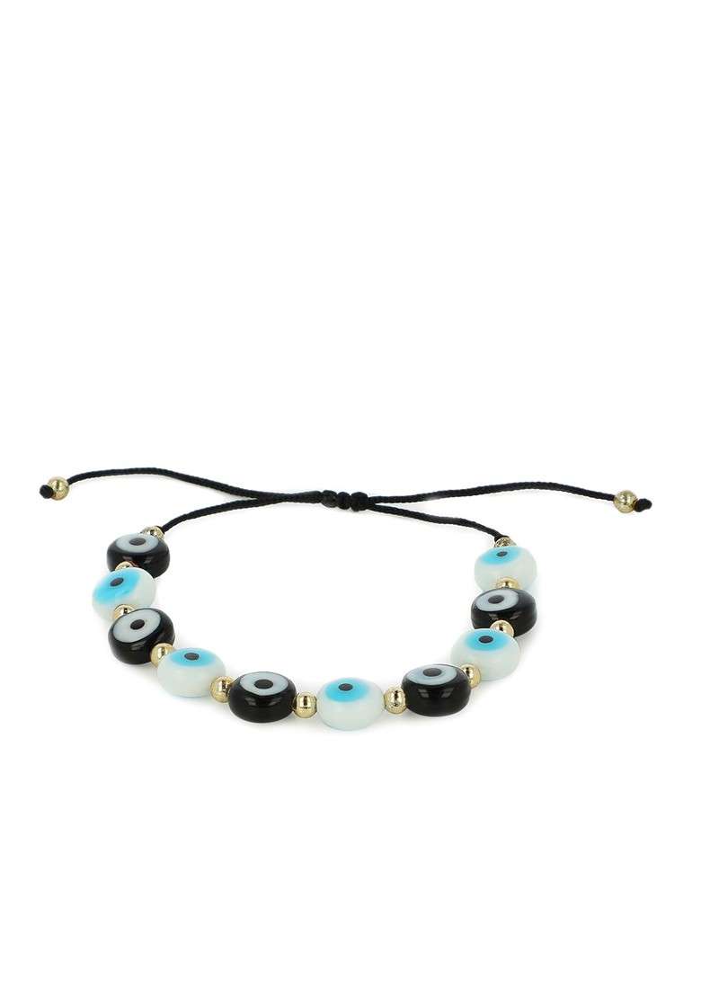 Pack Of 2 Evil Eye Rakhi With Greeting Card - Indya