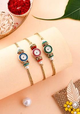 Men Set Of 3 Evil Eyes Charming Rakhis