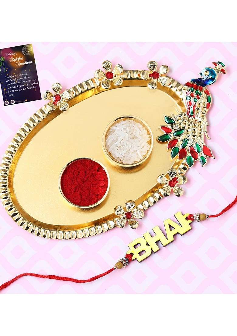 Men Beaded Rakhi Gift Set - Indya