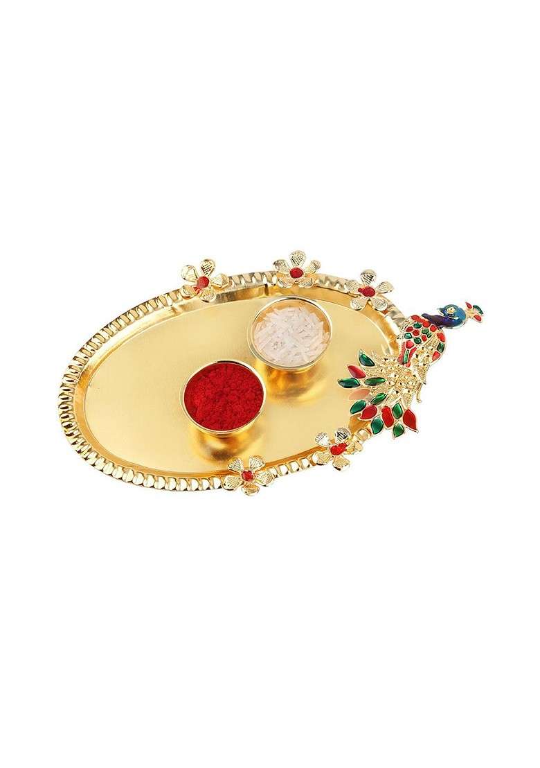 Set Of 2 Bhaiya Bhabhi Rakhi Gift Set - Indya