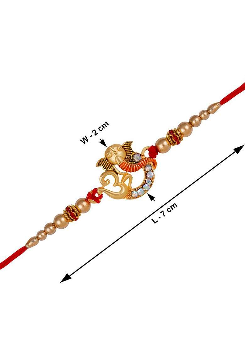Set Of 2 Bhaiya Bhabhi Rakhi Gift Set - Indya
