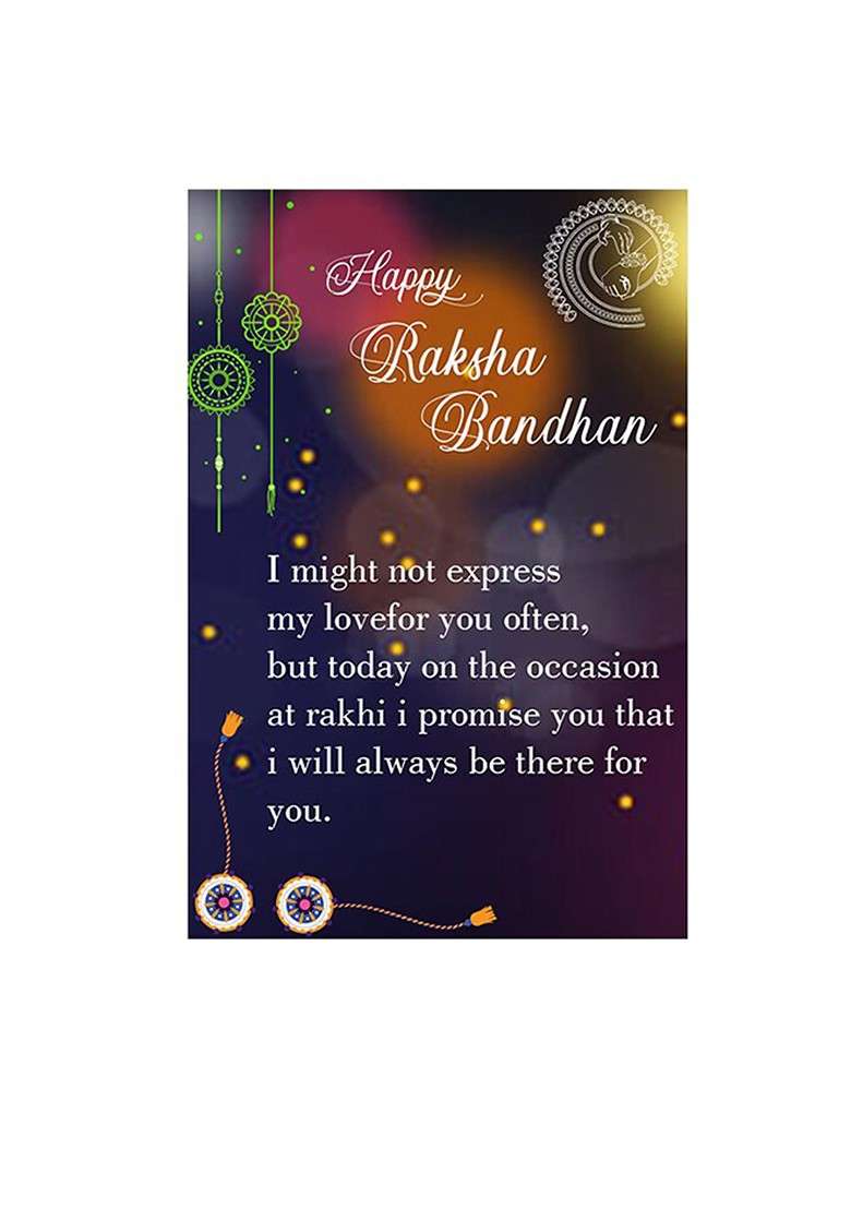 Unisex Set Of 2 Bhaiya Bhabhi Rakhis - Indya