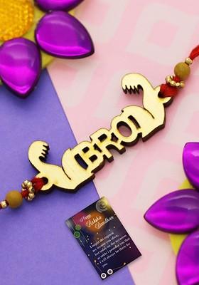 Set Of 2 Beaded Thread Rakhis