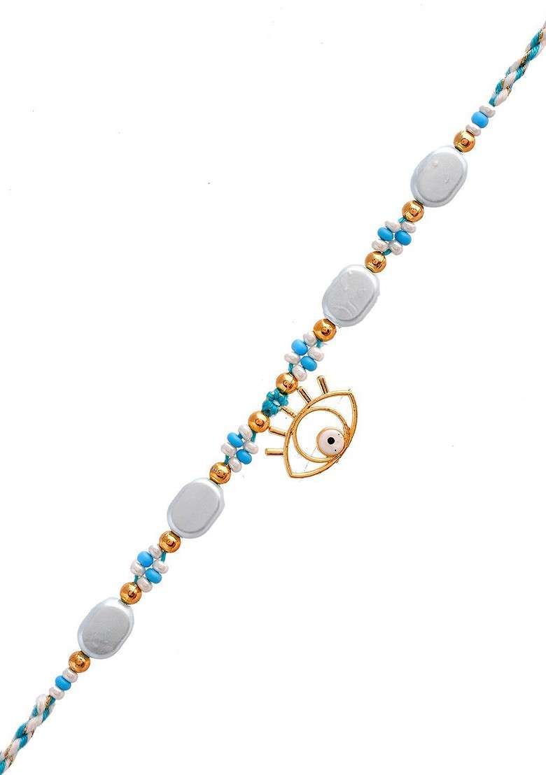 Men Evil Eye Charm Rakhi - Indya