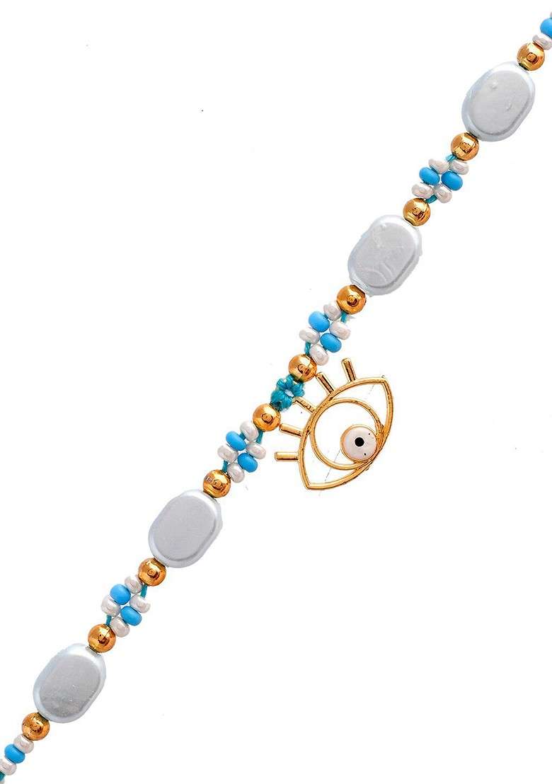 Men Evil Eye Charm Rakhi - Indya