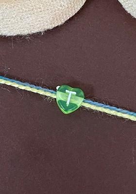 T Alphabet Charm Detail Rakhi