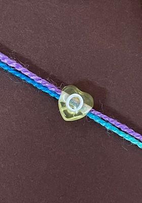 Boys Q Alphabet Charm Detail Rakhi