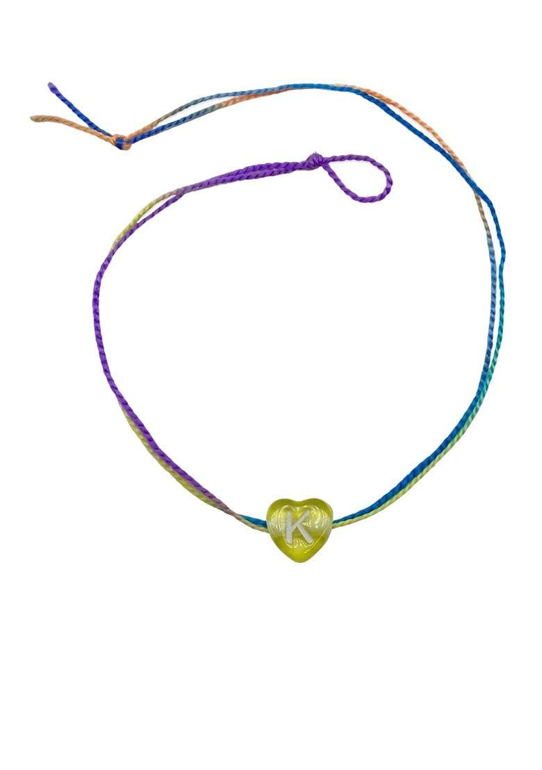 K Alphabet Charm Detail Rakhi - Indya