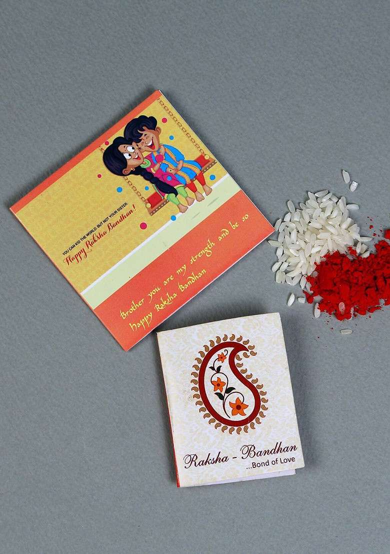 Unisex Set Of 2 Evil Eye Charm Detail Rakhis - Indya