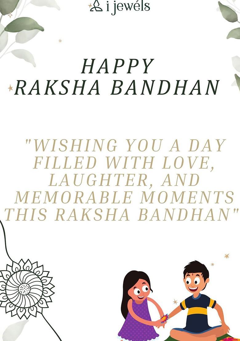 Bhaiya Bhabhi Rakhi Set With Roli Chawal And Card - Indya