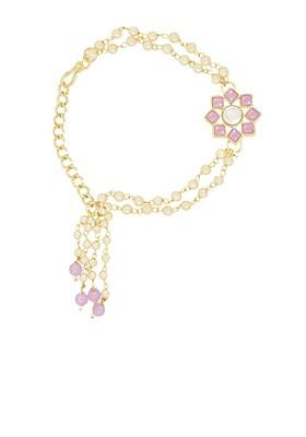 Artificial Beads Hanging Lumba Rakhi