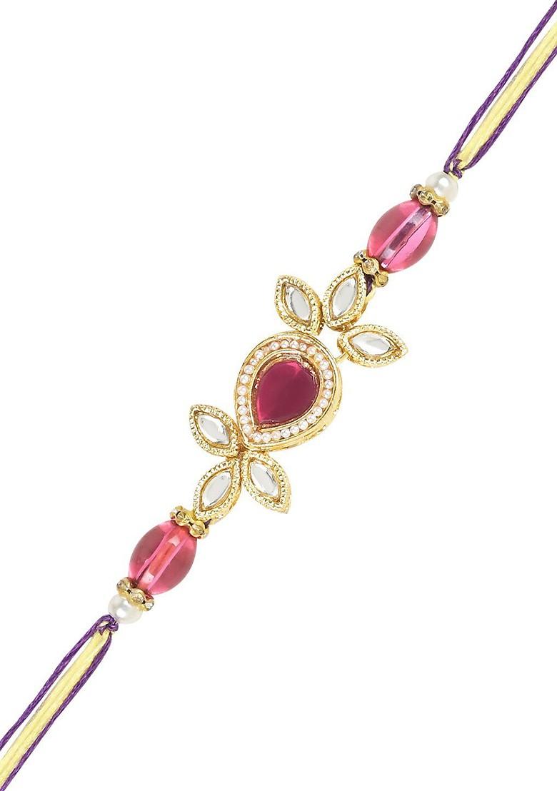 Bhaiya Bhabhi Rakhi Set With Roli Chawal And Card