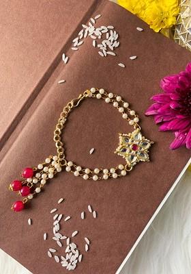 Gold Plated Hanging Lumba Rakhi