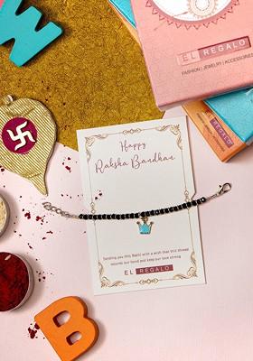 Nazaria Charm Rakhi For Baby And Infants With Roli Chawal