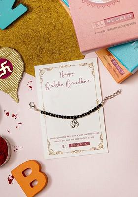 Baby Nazariya Om Rakhi With Roli Chawal