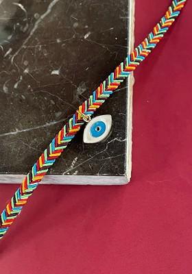 Evil Eye Charm Thread Rakhi