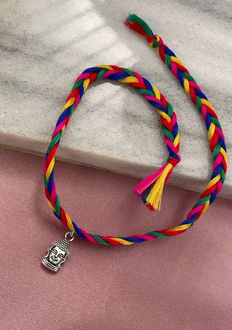 Buddha Charm Thread Rakhi - Indya