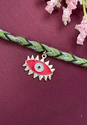 Evil Eye Charm Thread Rakhi