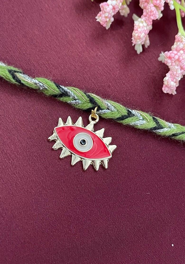Evil Eye Charm Thread Rakhi - Indya
