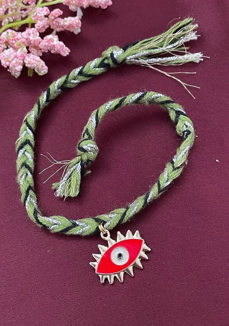 Evil Eye Charm Thread Rakhi - Indya
