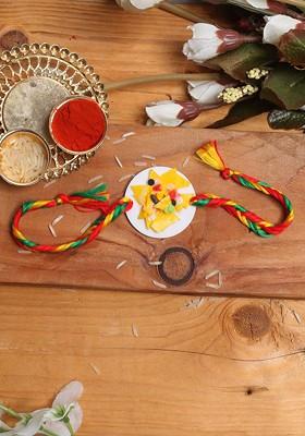 Embellished Cheesy Nacho Platter Rakhi