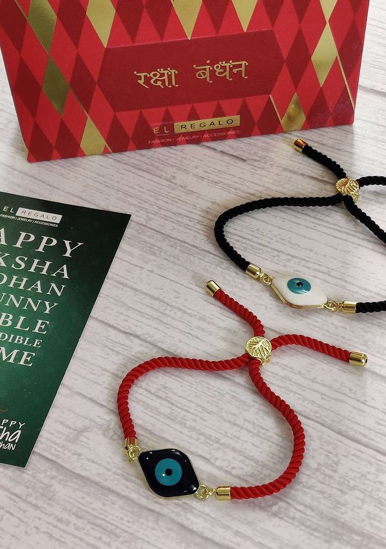 Pack Of 2 Evil Eye Rakhi - Indya