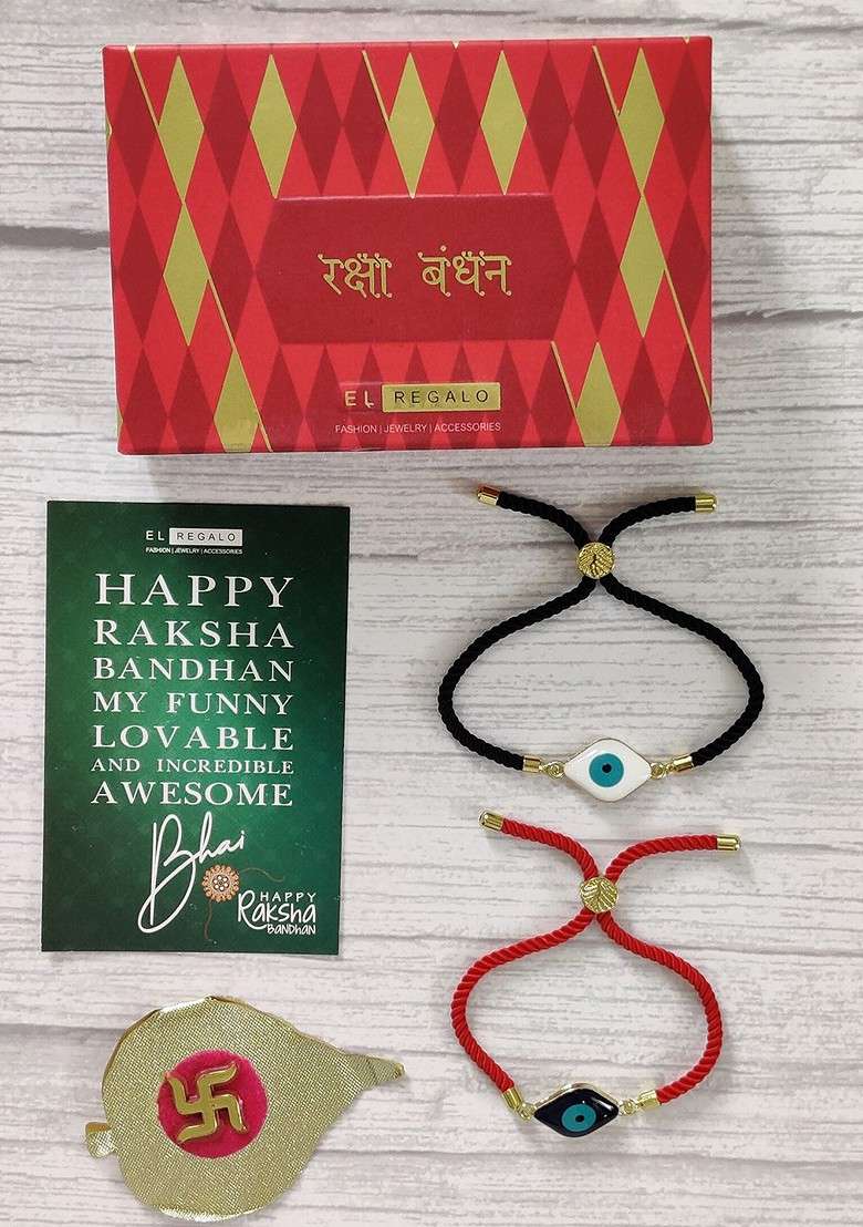 Pack Of 2 Evil Eye Rakhi - Indya