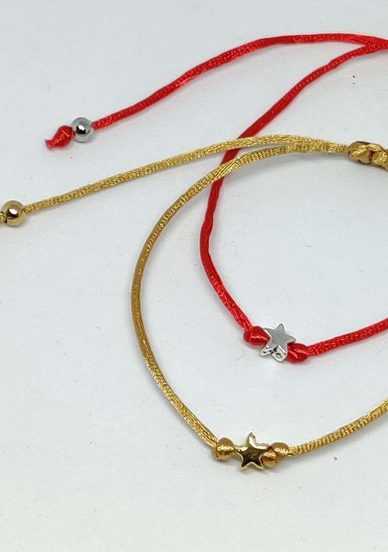 Set Of 2 Beaded Rakhi - Indya