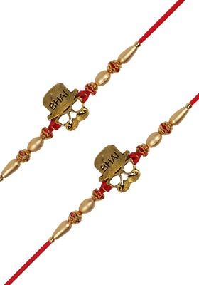 Red Beaded Rakhi