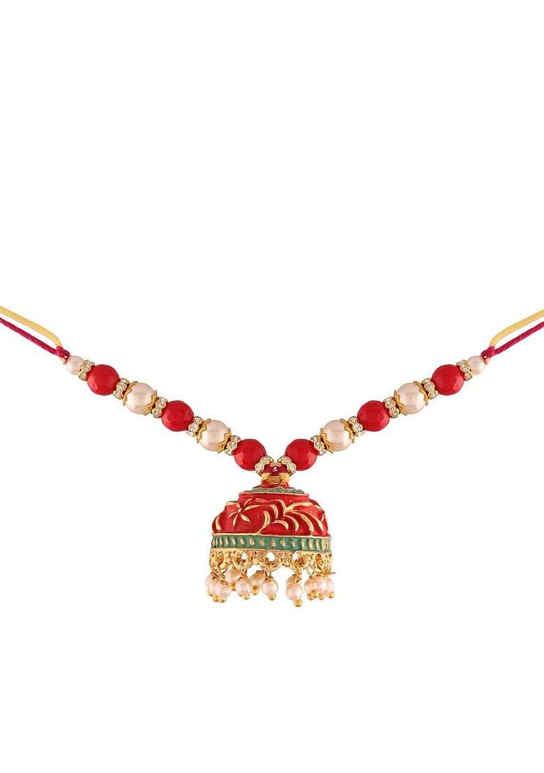 Bhaiya Bhabhi Hanging Lumba Rakhi - Indya