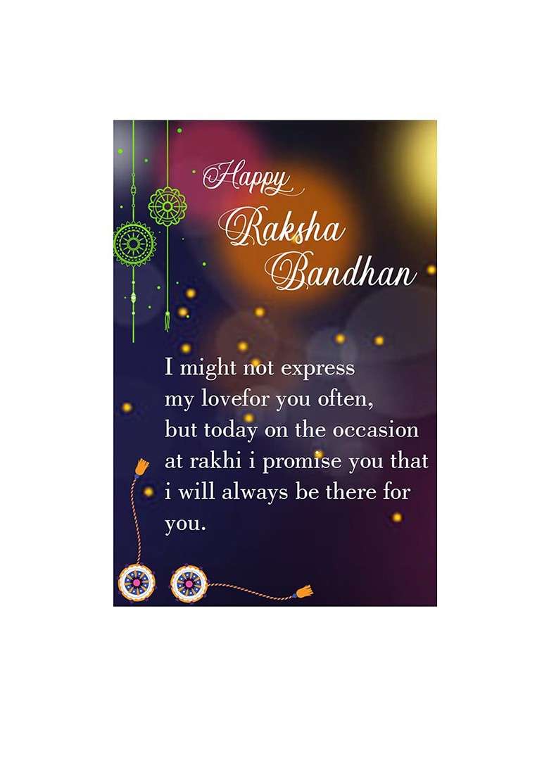Unisex Red And Gold Toned Stone Studded Rakhi - Indya