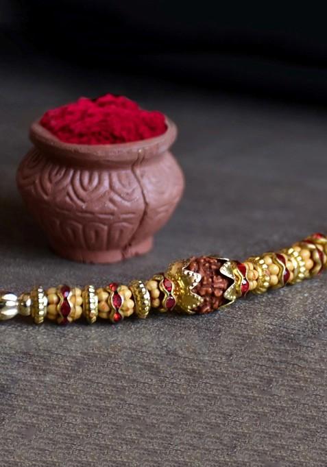 My Brother Is A Superhero Printed Ceramic Coffee Mug And Rakhi Gift Set