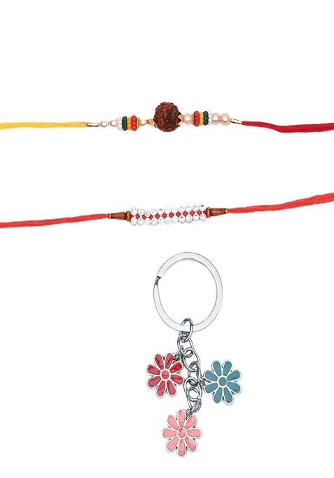Unisex Rakhi Set With Key Chain