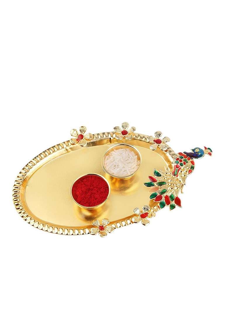 Set Of 2 Bhabhi Bhaiya Rakhi Gift Set - Indya