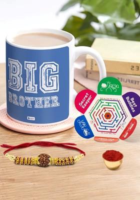 Coffee Mug And Rakhi Gift Set