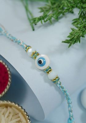 Enamel Evil Eye Rakhi Gift Set