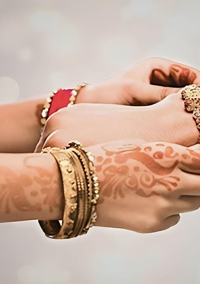 Kids Doremon Design Rakhi With Card And Wooden Magnet Gift Set - Indya