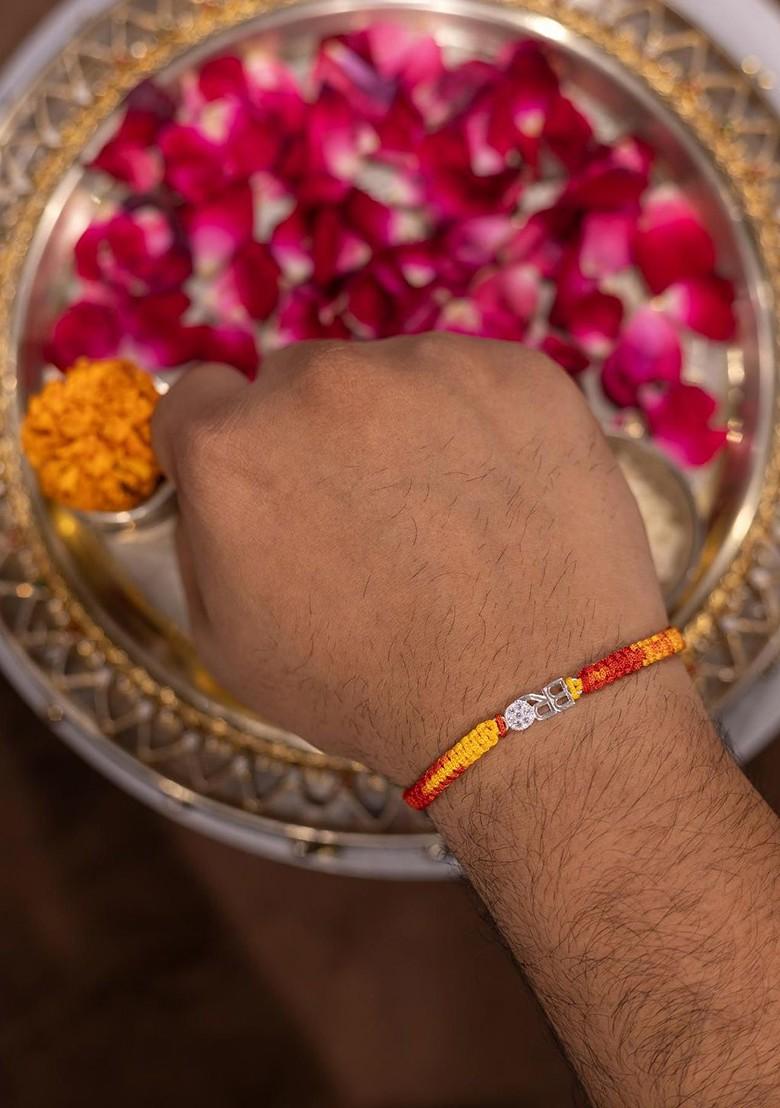 925 Sterling Silver Rakhi Gift Set