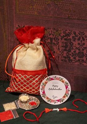 925 Sterling Silver Rakhi Gift Set
