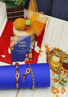 5Pcs Lumba Rakhi Gift Set