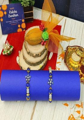 5Pcs Evil Eye Rakhi Gift Set