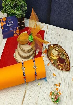 5Pcs Evil Eye Rakhi Gift Set