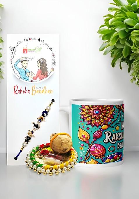 Rakhi With Mug And Roli Chawal