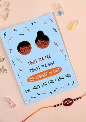 Unisex Wall Art Rakhi Gift Set