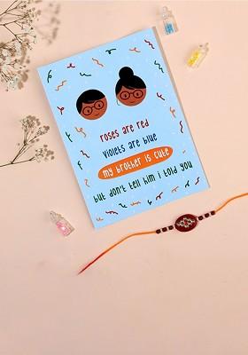 Unisex Wall Art Rakhi Gift Set